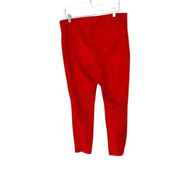Old Navy Orange‎ Office Work Business High-Rise Pixie Skinny Pants Size 14 - Picture 7 of 10